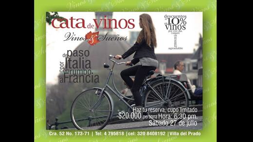 Cata de Vinos — Pieza publicitaria