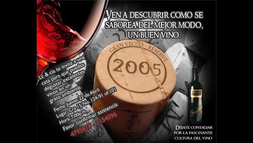 Vinos Reserva 2005 — Pieza publicitaria