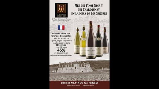 La Mesa de los Señores — Brochure de vinos