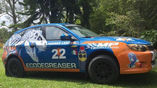 Ecodegreaser Rally Team — Rotulación vehicular